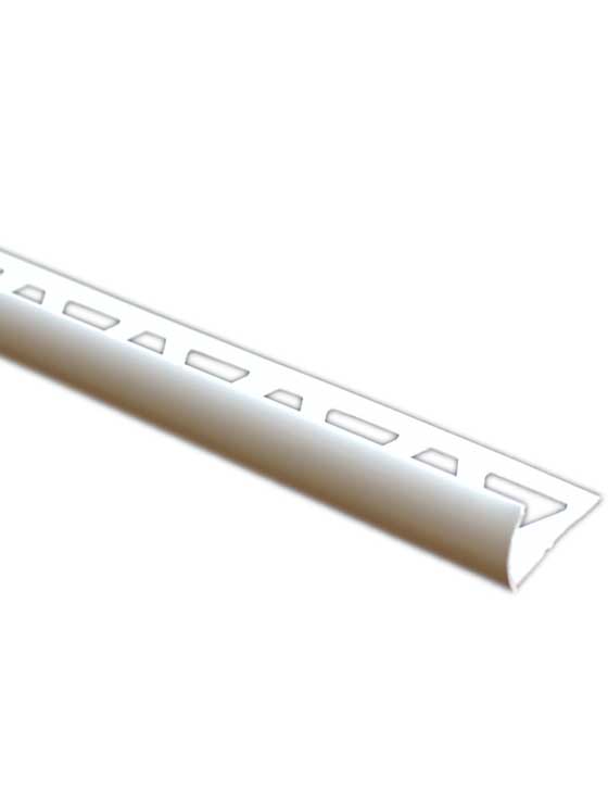 Уголок для плитки 9-10 мм , наружн, белый 2.5м